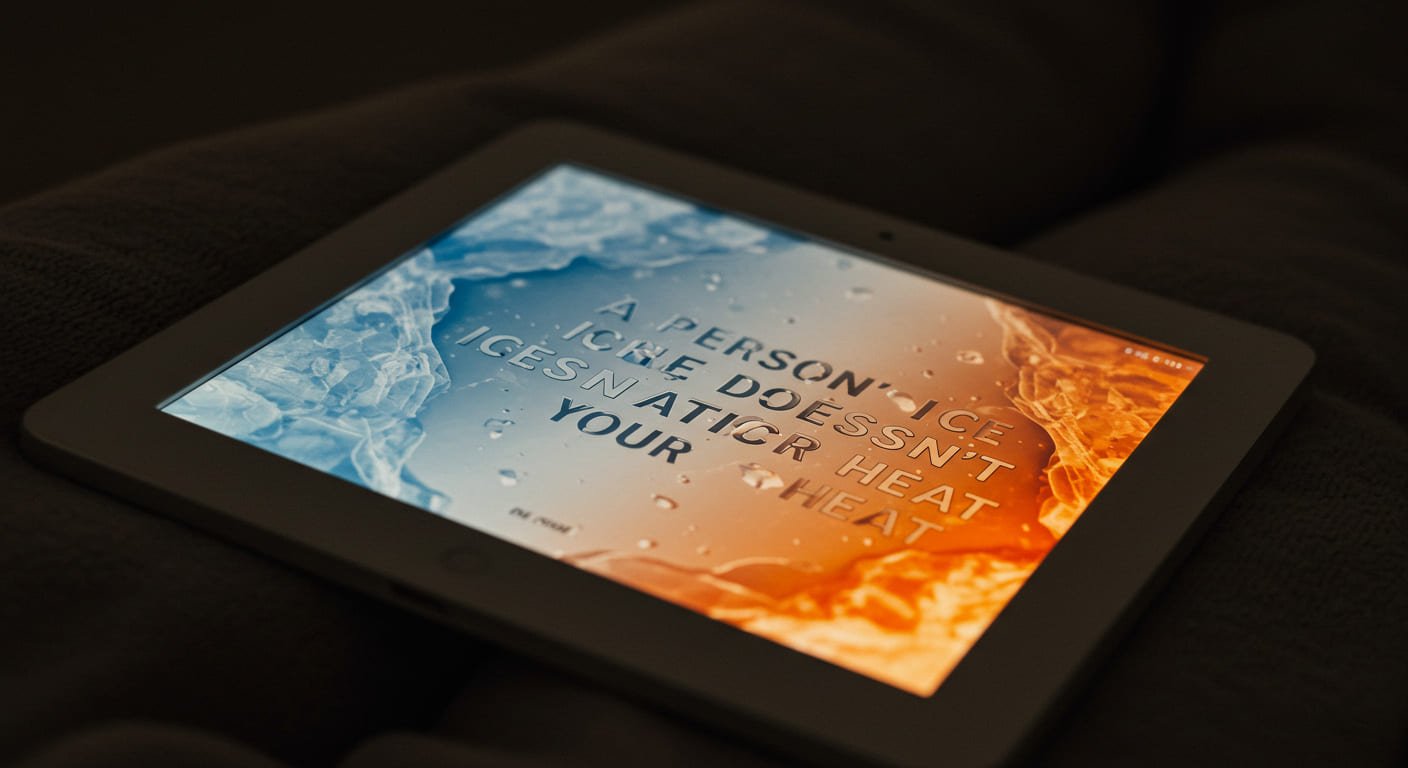 O gelo da pessoa não combina com seu calor PDF grátis: onde baixar, resumo e vale a pena?