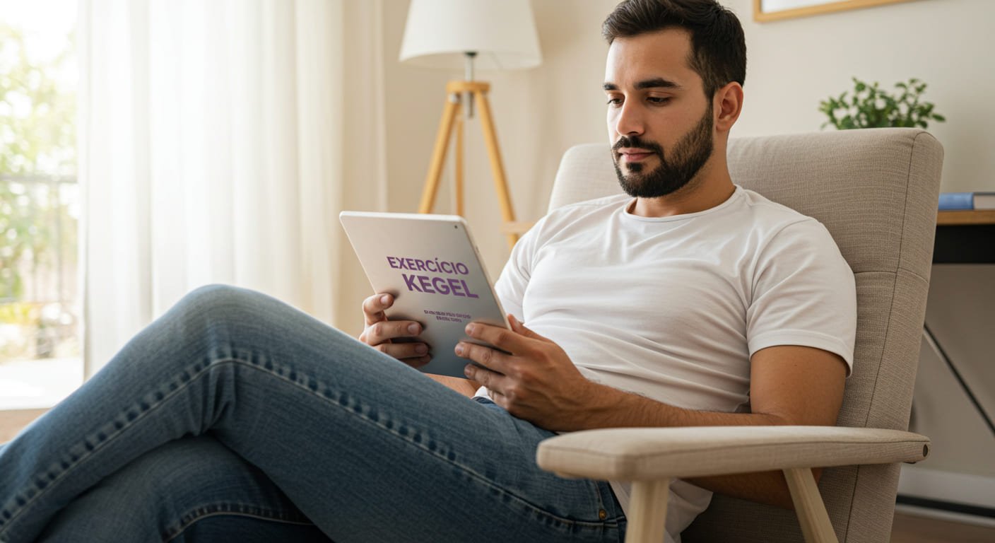 Exercício Kegel em Posição Borboleta para Homens