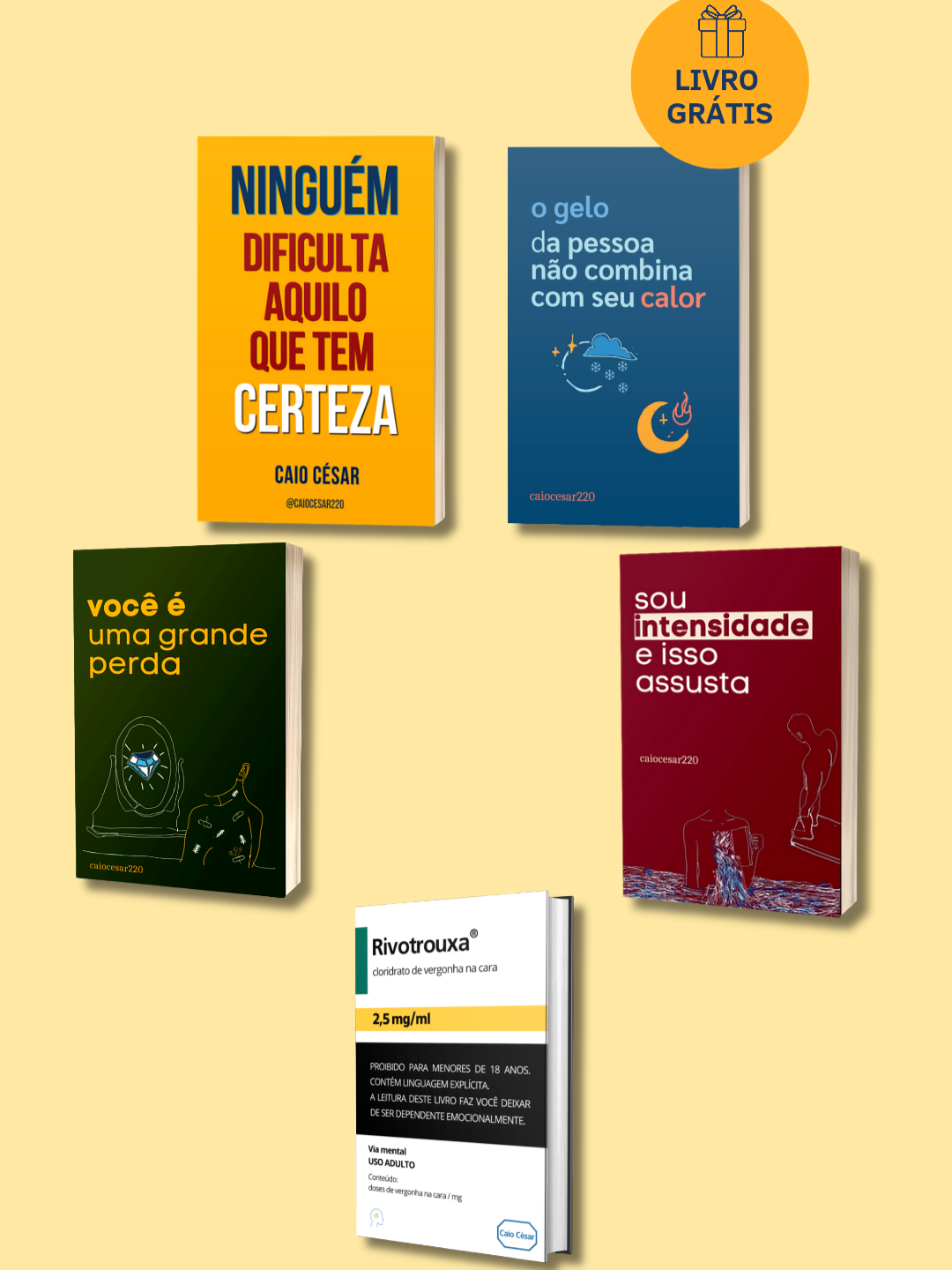 Como baixar o eBook “O Gelo da Pessoa Não Combina com Seu Calor” de Caio César em PDF com segurança e rapidez
