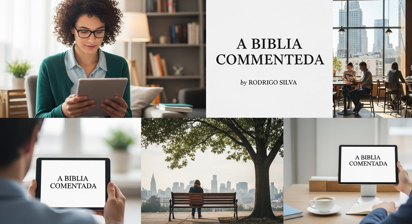 Cansado de estudos superficiais da Bíblia? Como A Bíblia Comentada com Rodrigo Silva resolve seu problema de estudo aprofundado e prepara você para ensinar e liderar