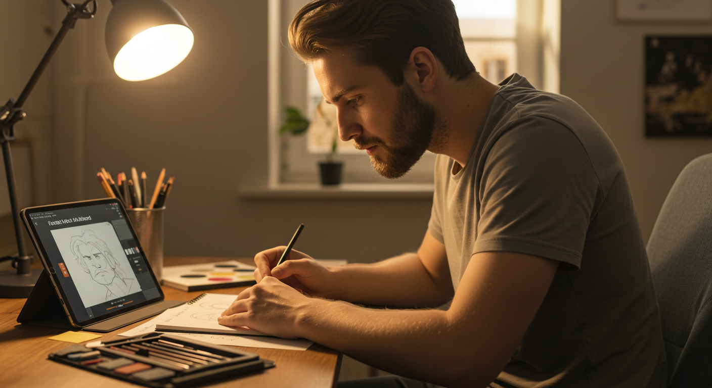 Método FanArt de Mayara Rodrigues: Como Desbloquear o Traço Perfeito em 5 Passos e Vencer a Desproporção e Falta de Movimento nos Seus Animes [Comunidade + Bônus Renda Extra]