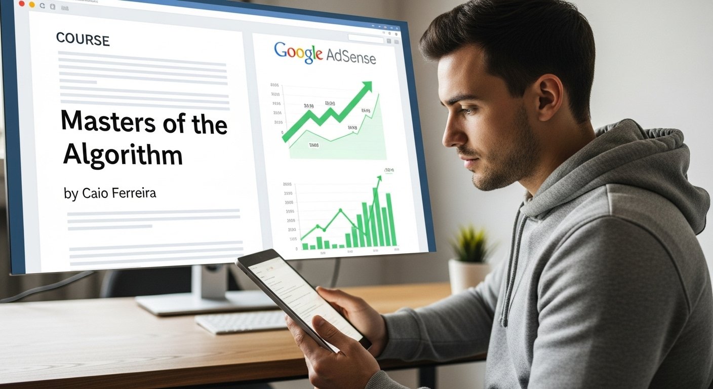 Mestres do Algoritmo Caio Ferreira: É Bom? Valor, Login e Onde Comprar o Curso Mais Completo de YouTube em 2025