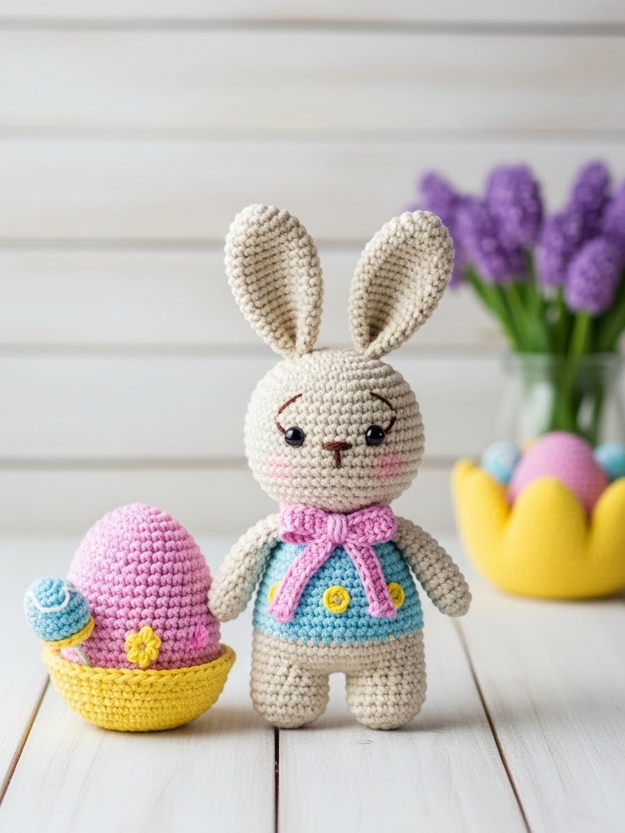 Curso de Crochê Amigurumi: Bunny de Páscoa