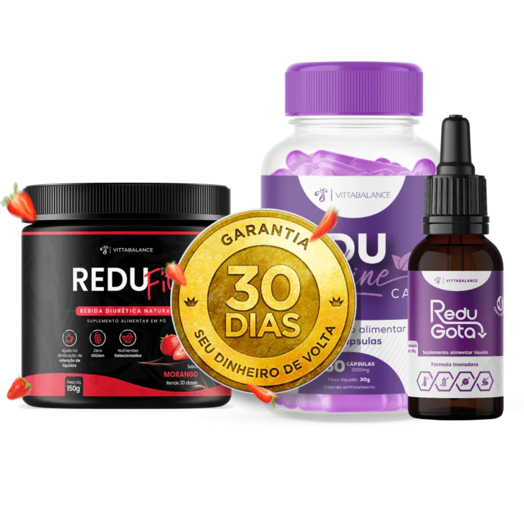 Como Derreter Gordura e Controlar a Fome em 30 Dias com ReduPhine + ReduFit + ReduGota