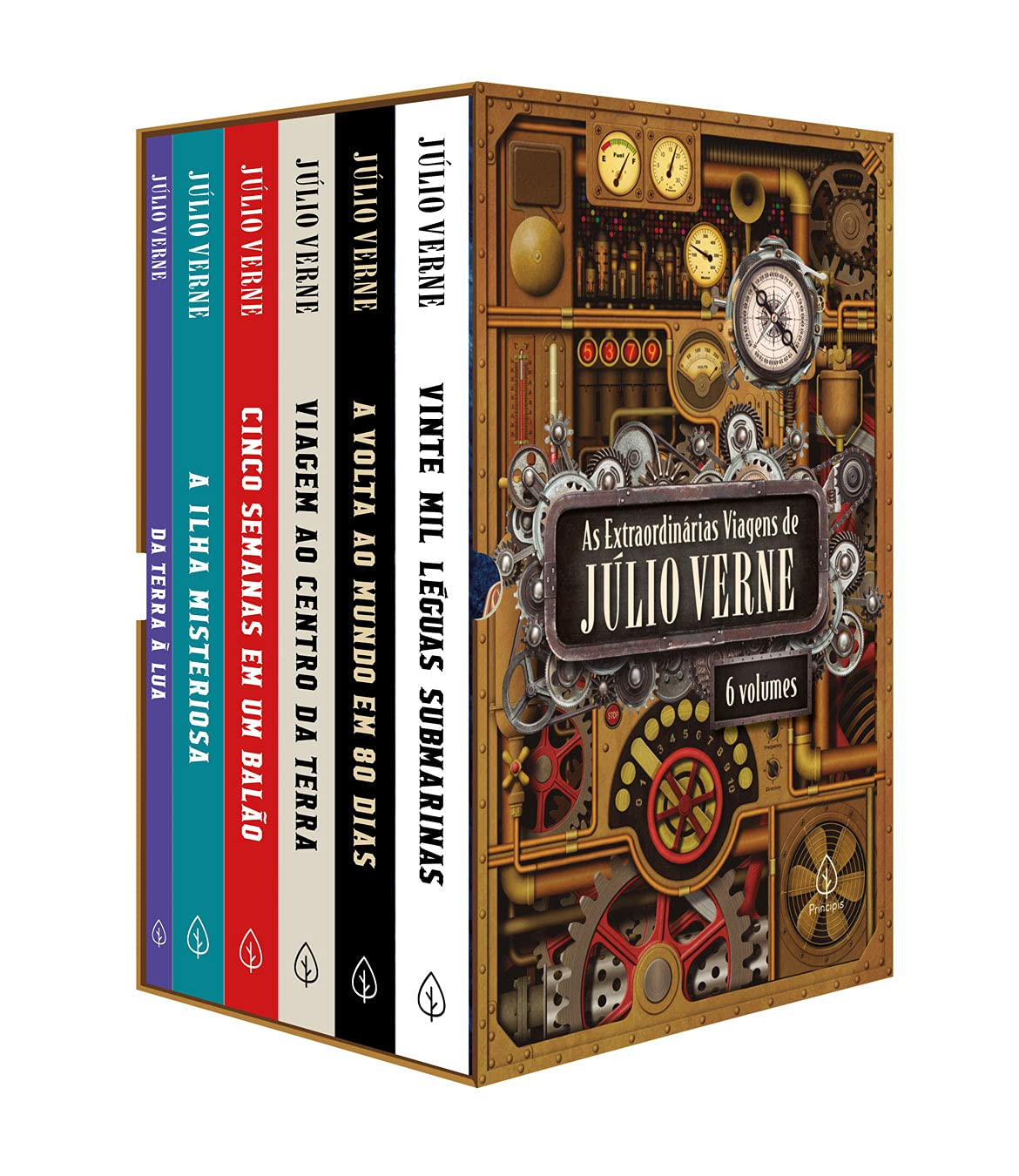 As extraordinárias viagens de Júlio Verne - Box com 6 livros | eBook