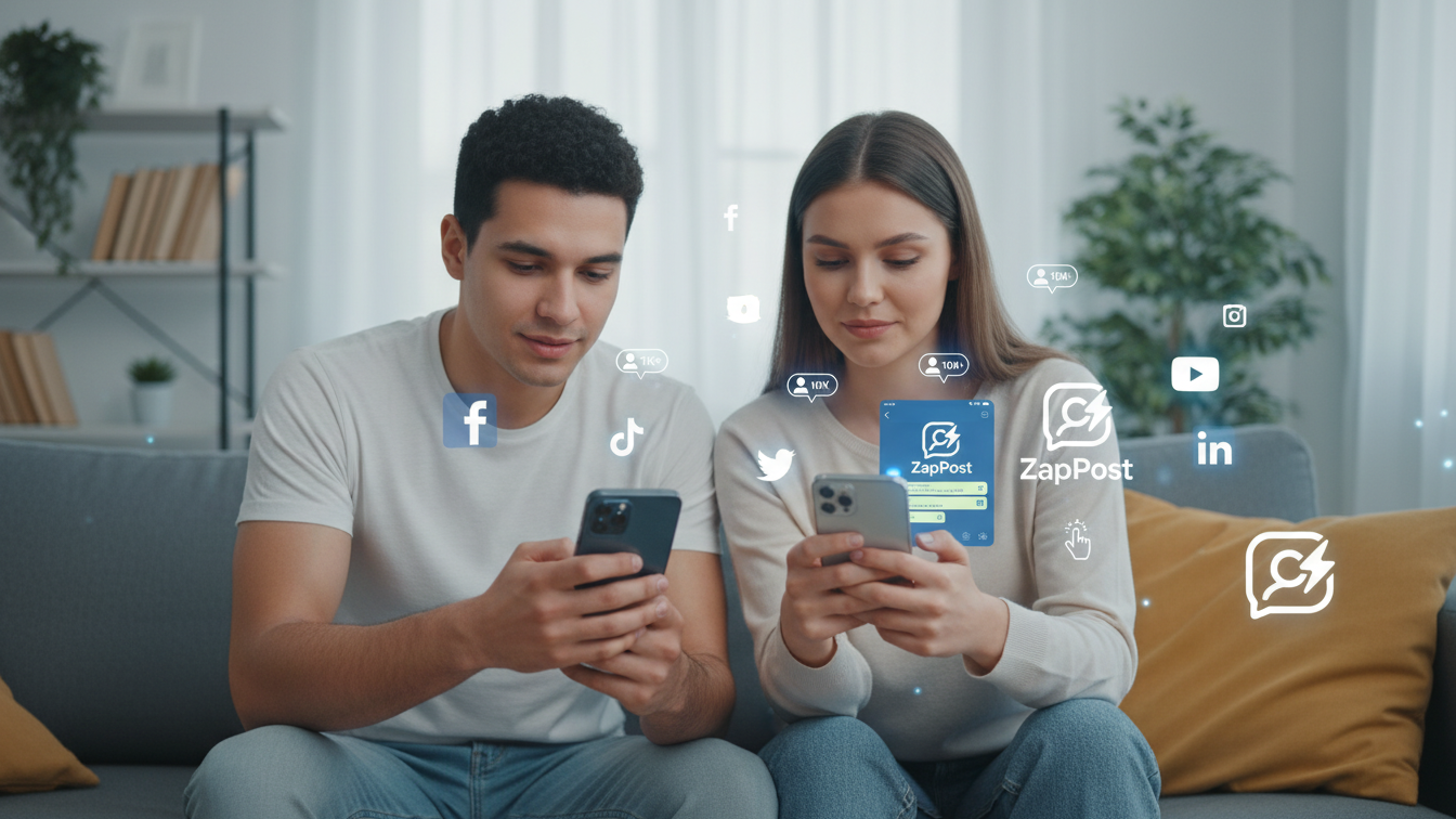 ZapPost: Por que sua concorrência está "vencendo" o jogo das redes sociais (e como virar o jogo hoje)