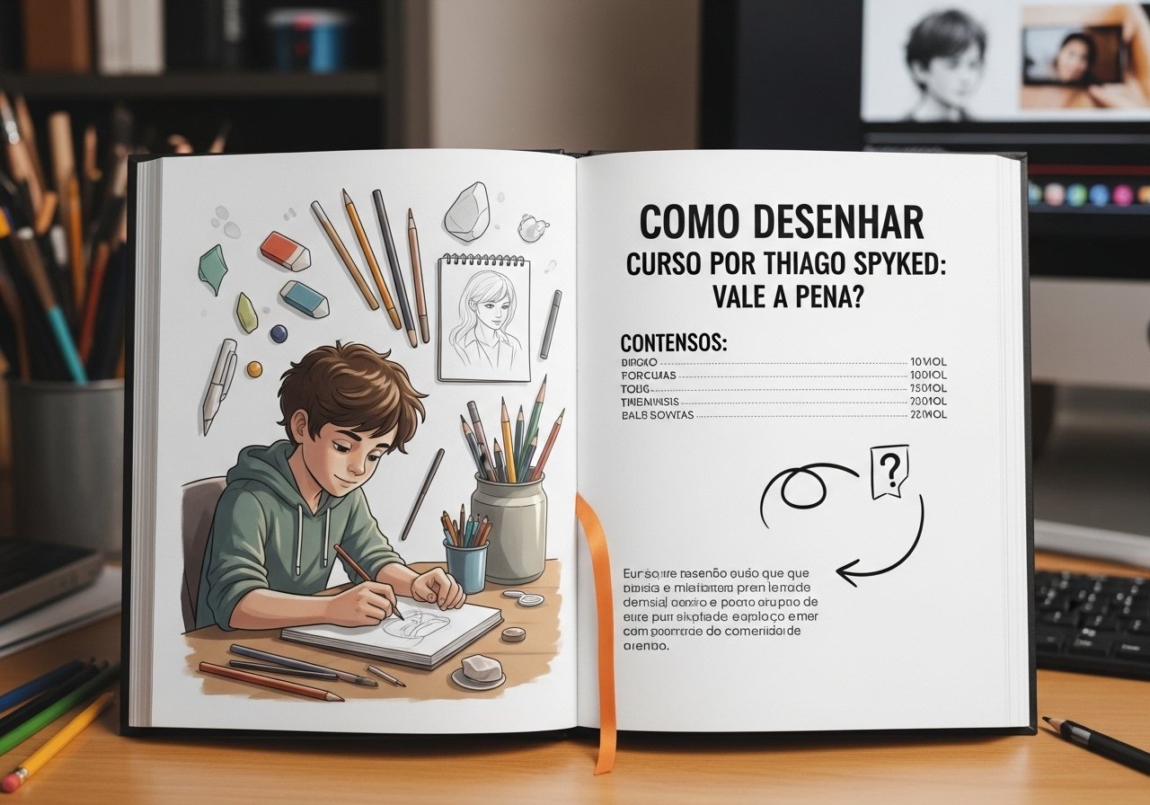 Curso Como Desenhar Thiago Spyked: Vale a Pena?