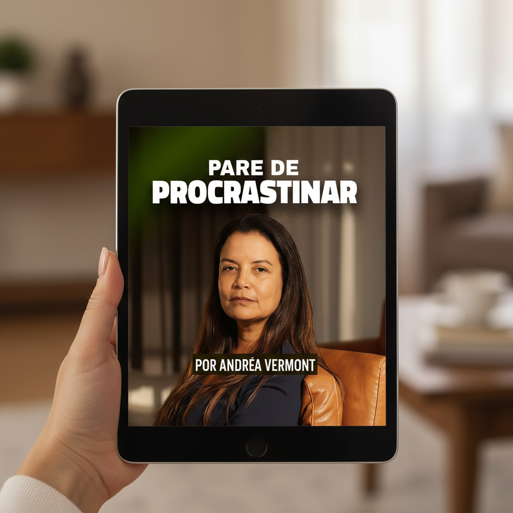 Ebook Pare de Procrastinar: O Guia da Dra. Andréa Vermont