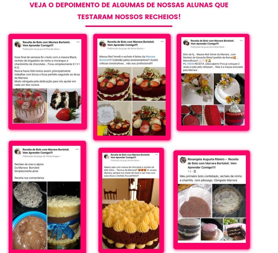 Apostila de Recheios de Sucesso | Marrara Bortoloti EBOOK