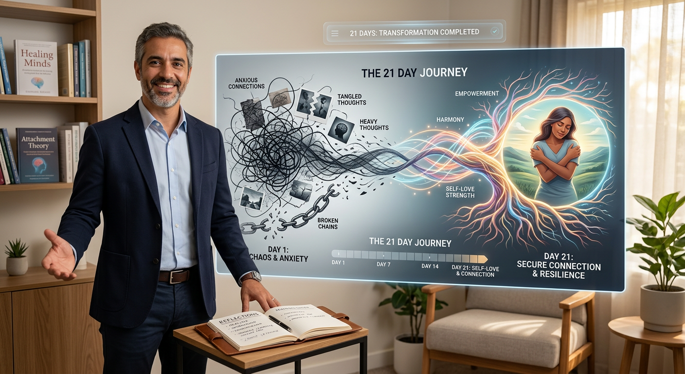 Minha Estante Digital: O Caso Desafio 21 Dias: Reprogramação de Apego