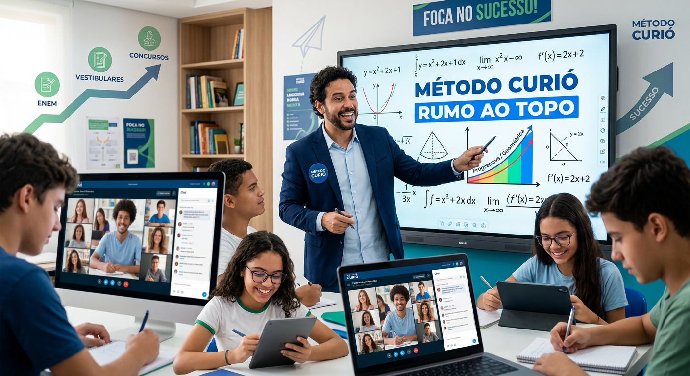 Matemática com Sandro Curió: A Relevância Inegável do Método RUMO AO TOPO para o Sucesso em 2024