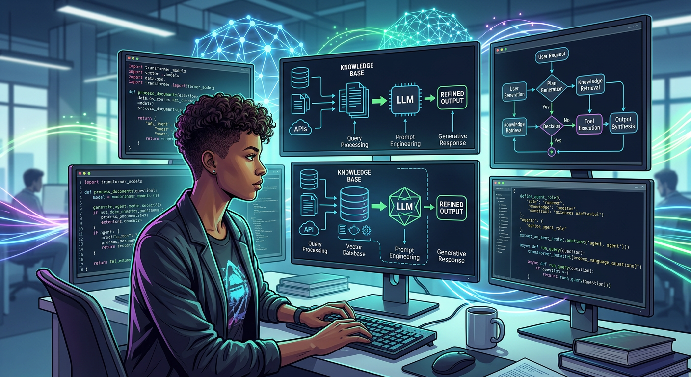 <h1>Seu Código e a IA: A Especialização que Conecta LLMs e Dados Reais</h1>