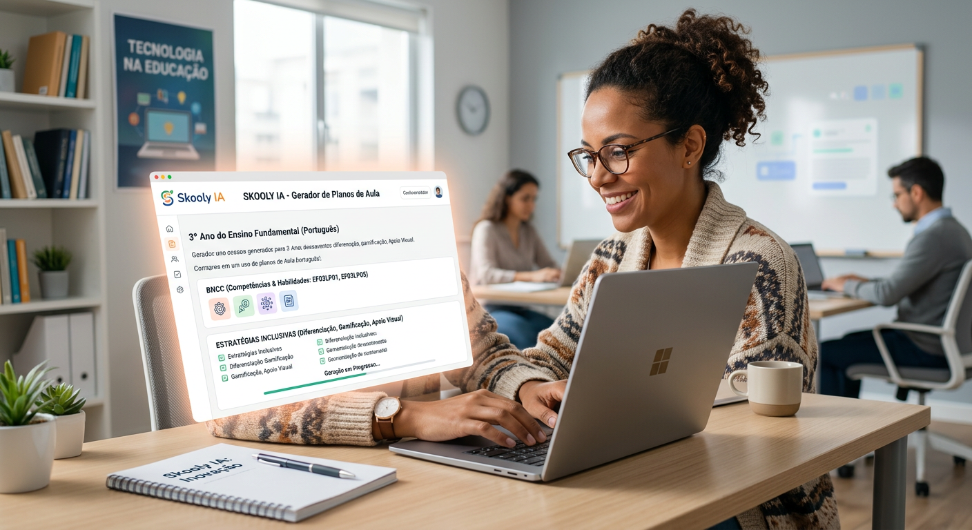 Skooly IA para Educadores: A Colheita Farta de Tempo no Chão da Escola?