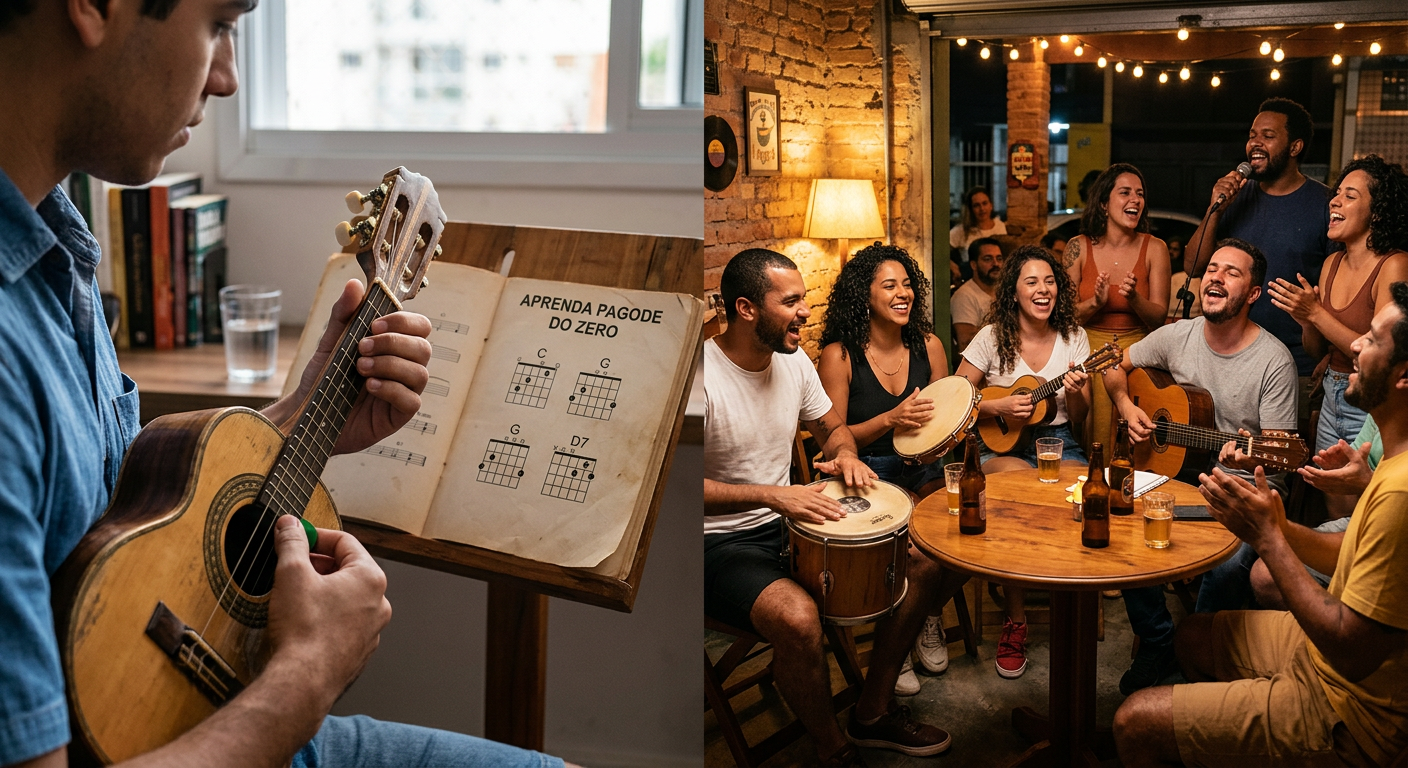 Desvende o Pagode: O Ritmo da Cidade Grande no Seu Cavaquinho (ou Banjo!)