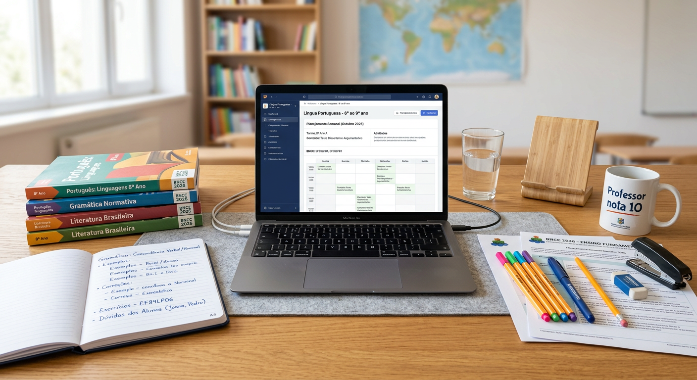 <h3>LÍNGUA PORTUGUESA: Chega de Planejamento Infinito (6º ao 9º ano BNCC)</h3>