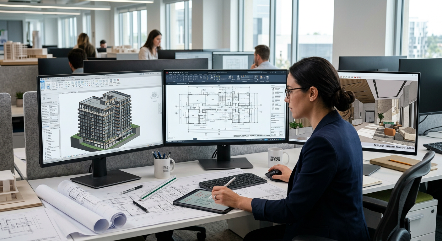 Projetista: A 'Briga' entre AutoCAD, Revit e SketchUp Que Você Vai *Amar* Dominar!