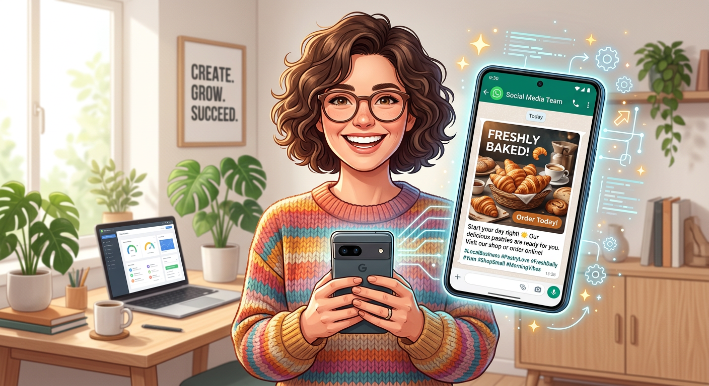 A Luta Contra o Vazio do Feed: O <i>ZapPost</i> Bate na Sua Porta, Todos os Dias.