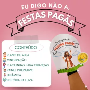 Kit Eu Digo Não: Festas Pagãs – Guia Cristão Infantil
