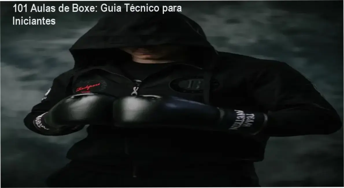 Aulas online de boxe mostrando golpes básicos e treino de footwork