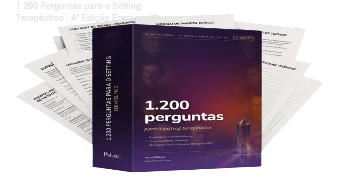 1200 perguntas para o setting terapeutico 4 edicao premium 11 1