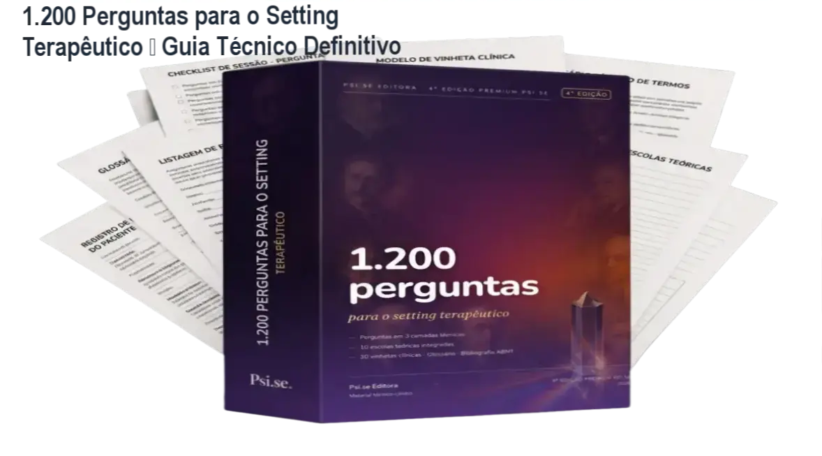 1.200 Perguntas para o Setting Terapêutico – Guia Técnico Definitivo