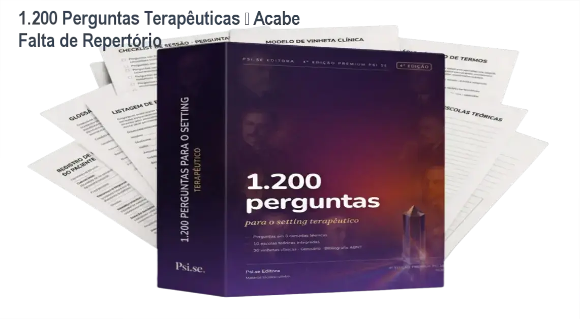 1.200 Perguntas Terapêuticas – Acabe Falta de Repertório