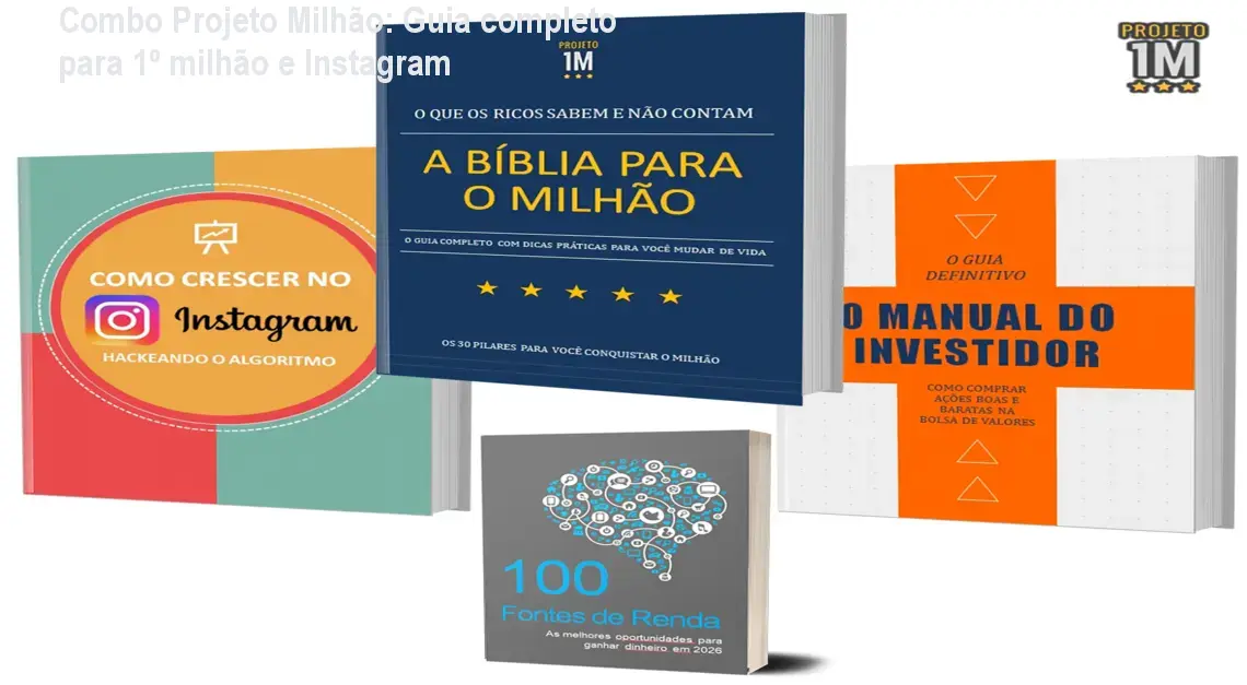 a biblia para o milhao como crescer no instagram o manual do investidor 100 fontes de renda 1