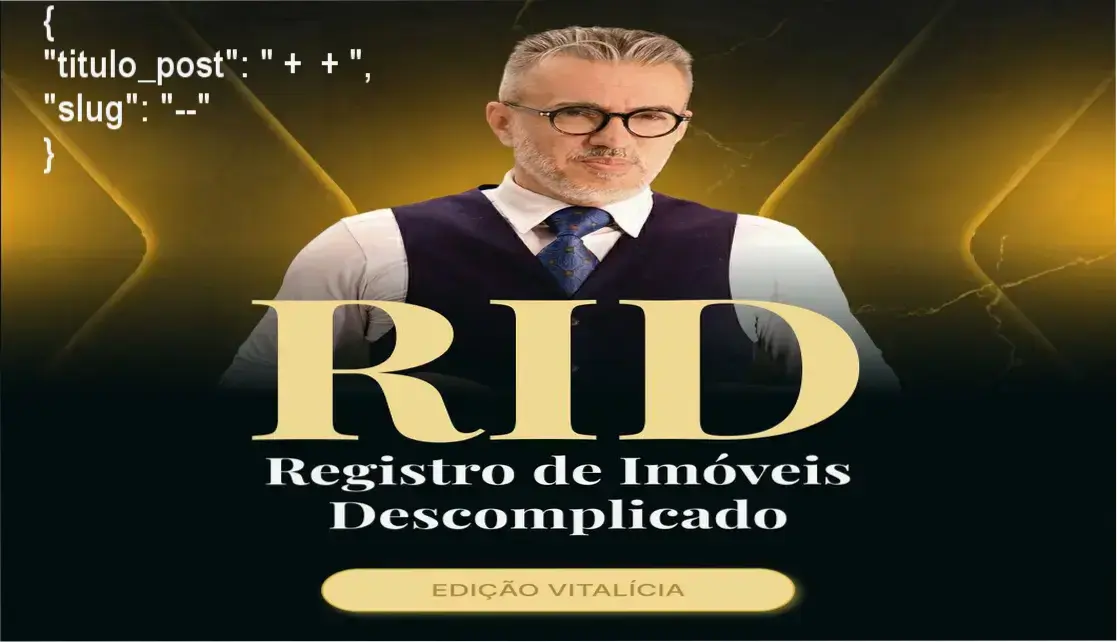 Guia explicativo sobre o produto digital Professor Salomão Curso Registro de Imóveis Descomplicado (RID)