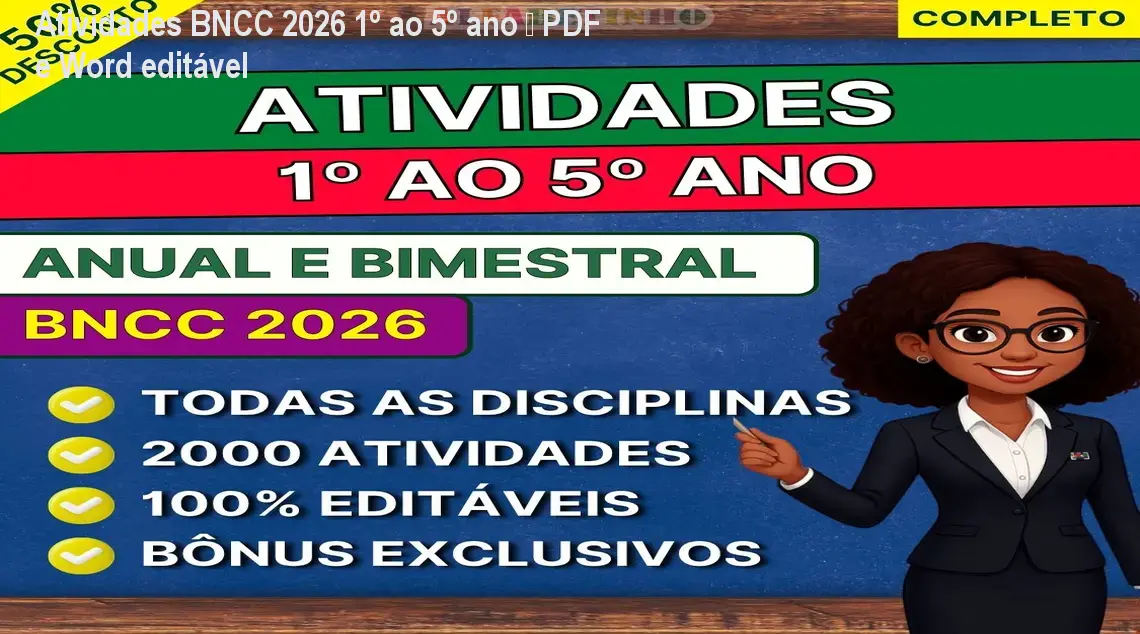 atividades 1 ao 5 ano bncc 2026 1