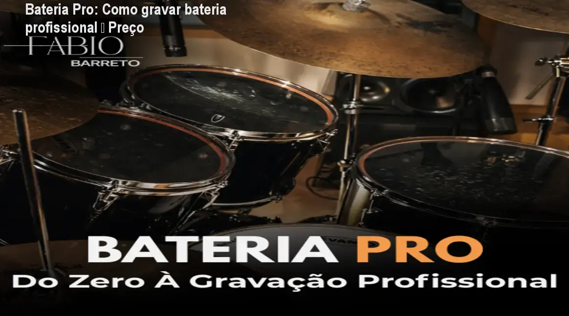 bateria pro do zero a gravacao profissional 1
