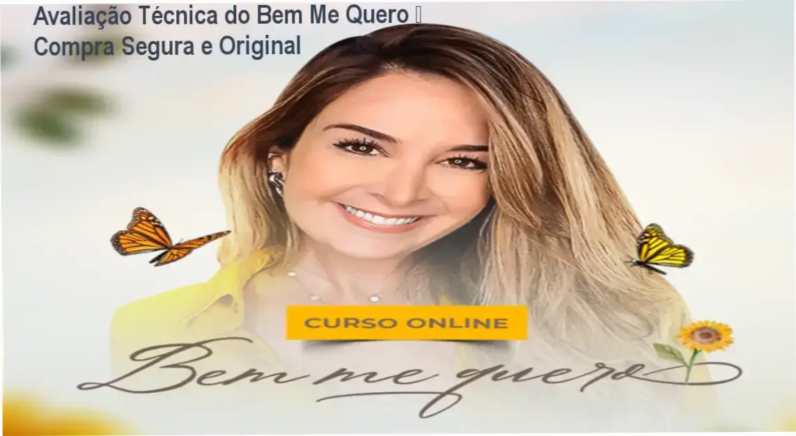 Capa do curso Bem Me Quero de Pamela Magalhães, mostrando segurança na compra e foco em autoestima feminina