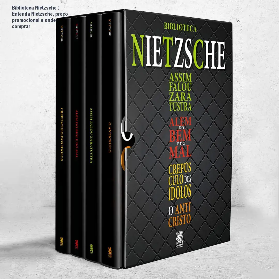 Biblioteca Nietzsche – Entenda Nietzsche, preço promocional e onde comprar