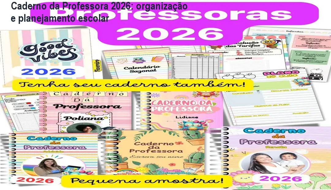 caderno da professora 2026 sondagem diagnostica 1