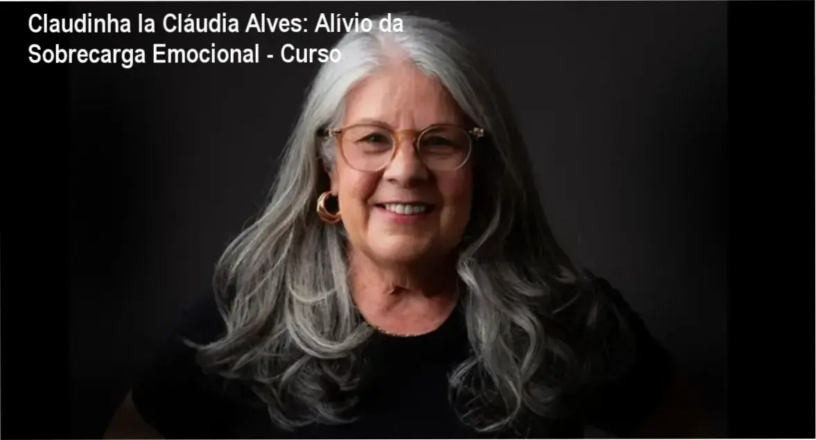 Imagem promocional do curso de Cláudia Alves para cuidadores de Alzheimer, mostrando tranquilidade e apoio ao cuidador
