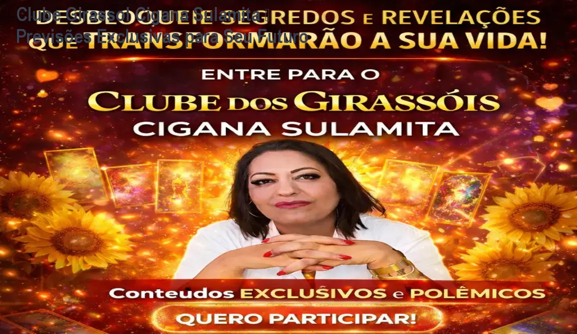 clube girassol cigana sulamita 1
