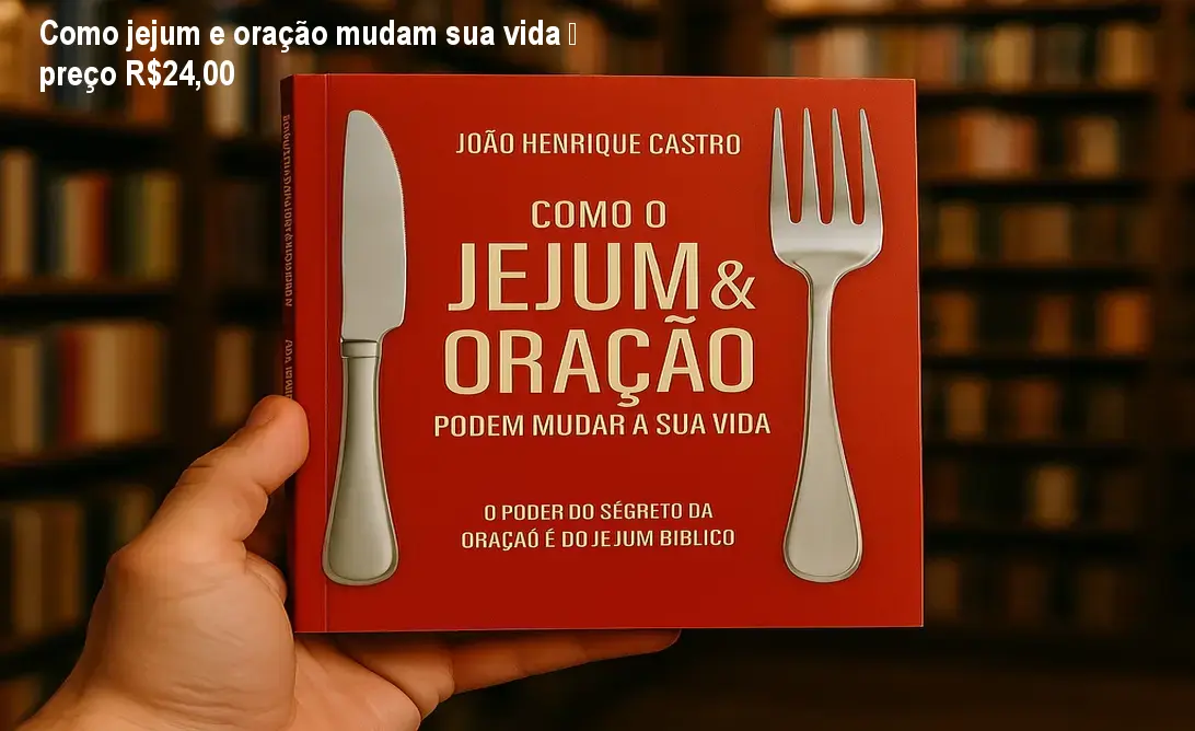 como jejum oracao livro joao henrique castro 1