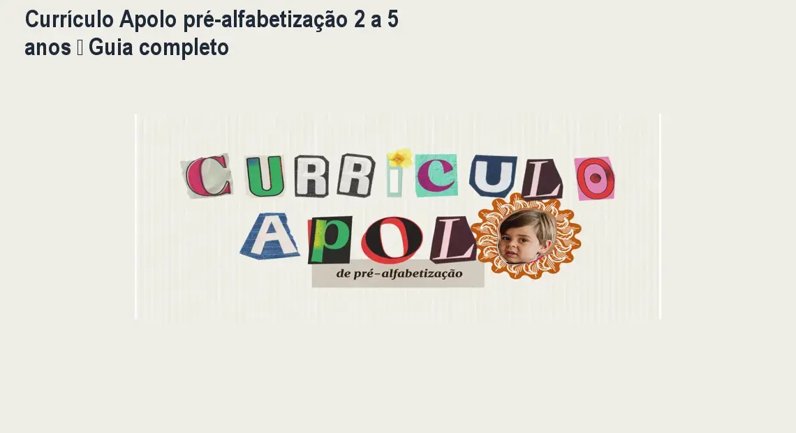curriculo apolo pre alfabetizacao 2 a 5 anos 1
