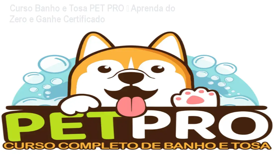 curso de banho e tosa pet pro 1