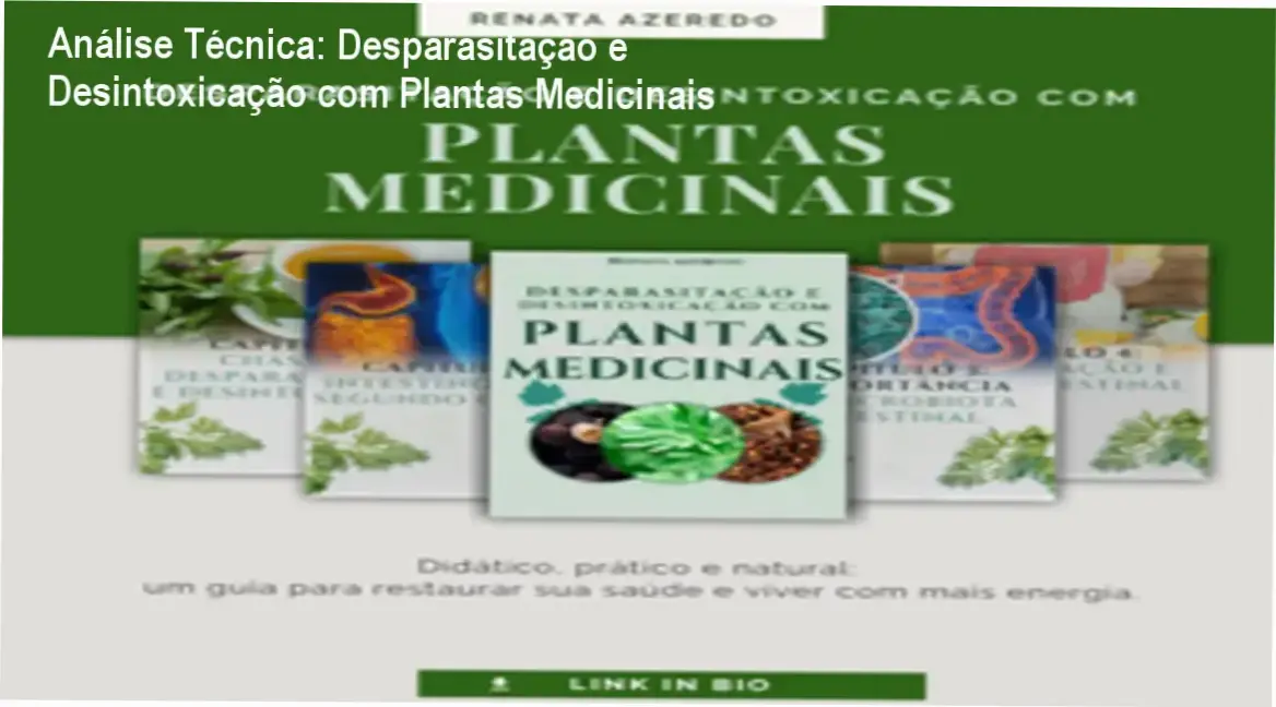 Análise Técnica: Desparasitação e Desintoxicação com Plantas Medicinais