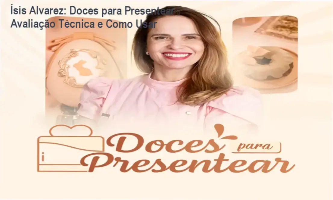 Curso online de doces para presentear apresentado por Ísis Alvarez