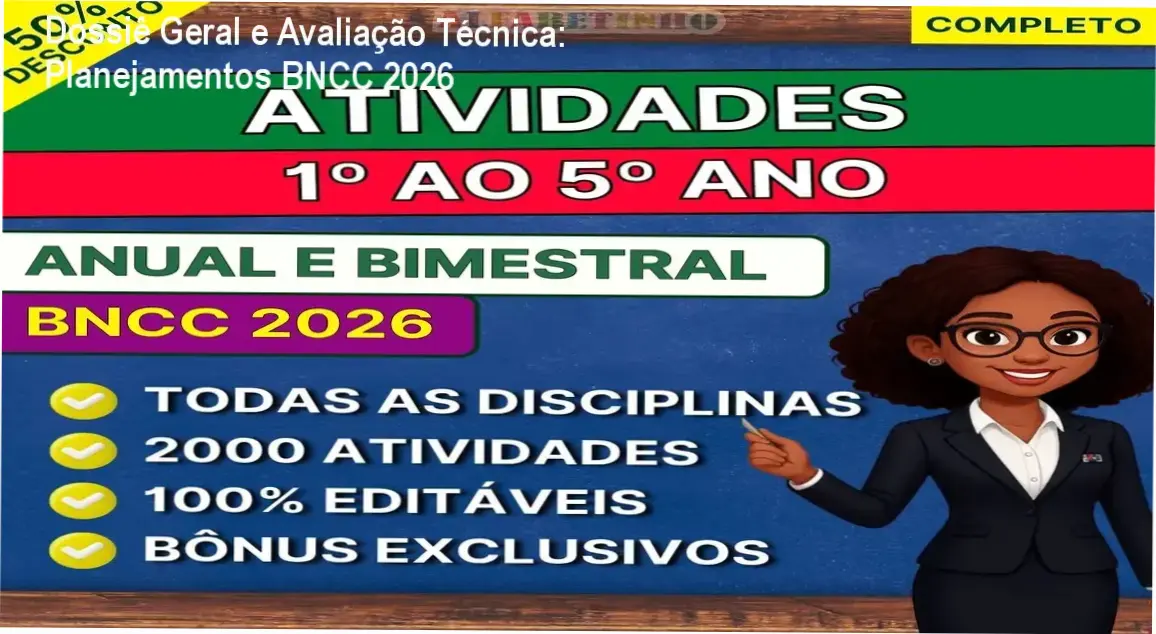 Dossiê Geral e Avaliação Técnica: Planejamentos BNCC 2026