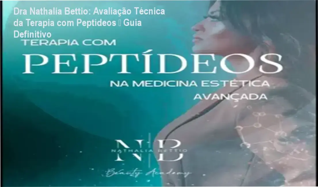 Dra Nathalia Bettio apresentando a terapia avançada com peptídeos para profissionais de estética