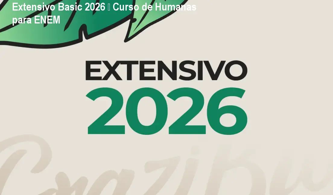 extensivo basic 2026 1
