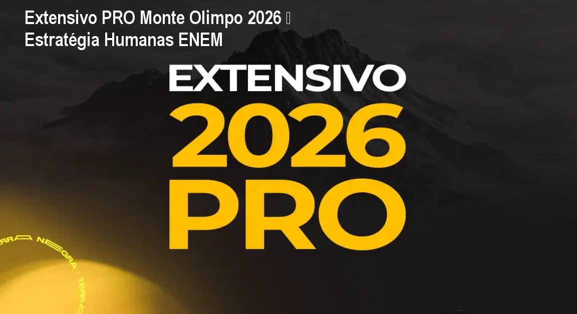 extensivo pro aulas particulares monte olimpo 2026 1