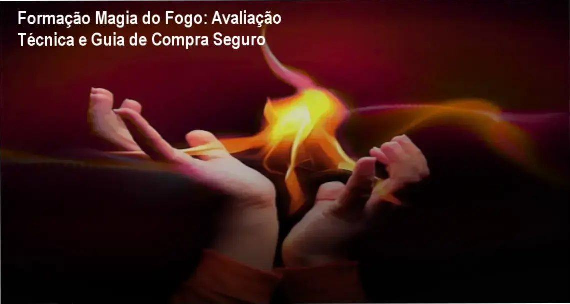 Imagem promocional da Formação Magia do Fogo mostrando símbolos de fogo e energia espiritual