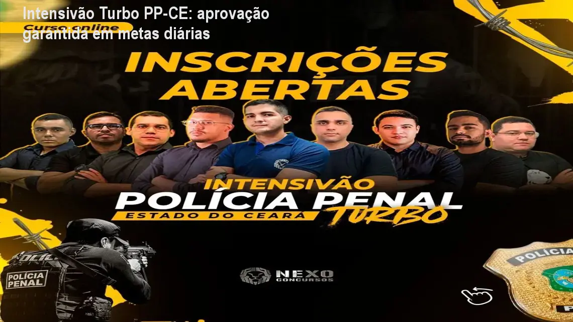 intensivao turbo policia penal do ceara 1