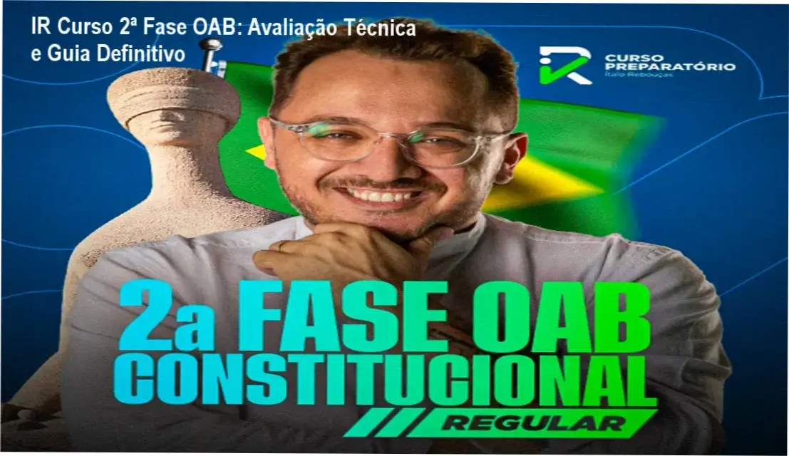 Professor Ítalo Rebouças explicando a técnica de identificação de peças no IR Curso para a 2ª fase da OAB em Direito Constitucional