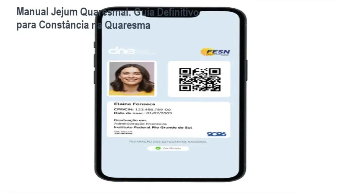 Capa do Manual Jejum Quaresmal mostrando suporte diário e guia espiritual para 40 dias