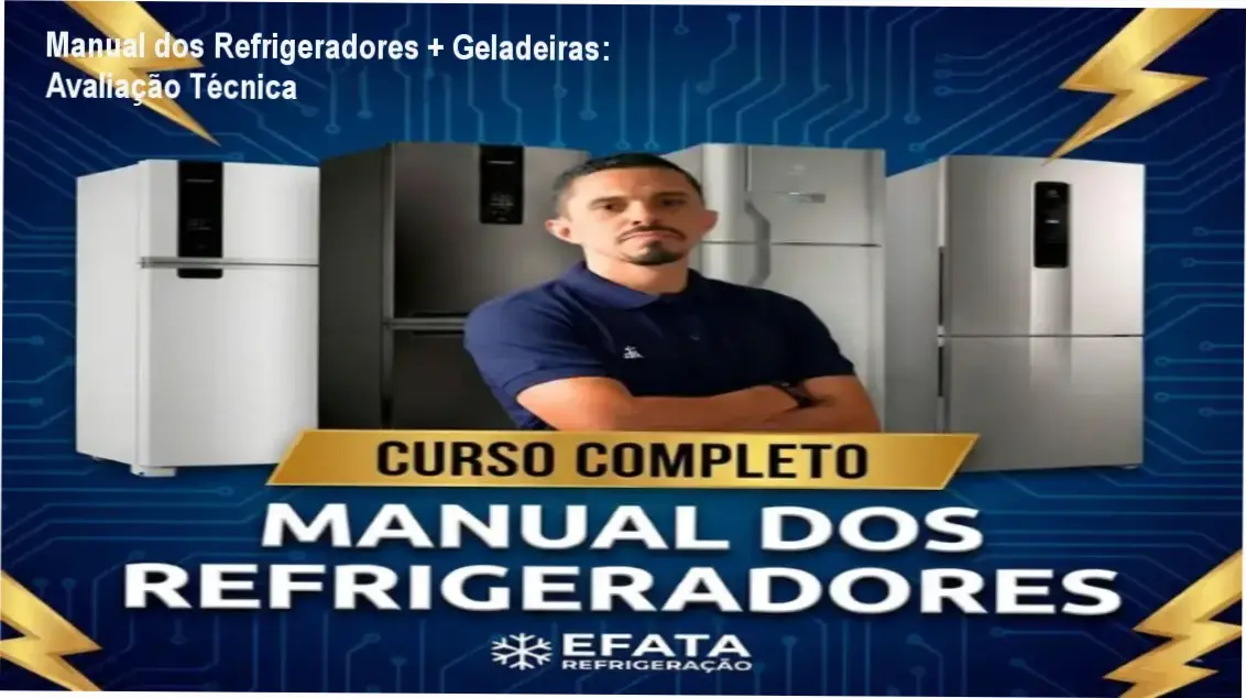 Tela do curso online Manual dos Refrigeradores mostrando módulos de reparo e empreendedorismo