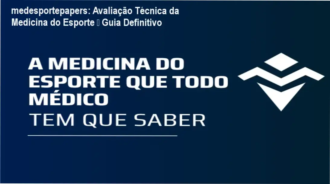 Imagem do curso medesportepapers mostrando módulos de prescrição de exercícios, suplementação e avaliação clínica para médicos esportivos